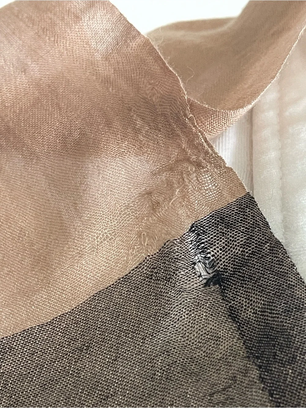 Authentic $ 395 Burberry  Mega Check Silk Cashmere Scarf  Italy 200 X90 cm
